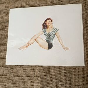 Vintage Style Pin-Up Art Print